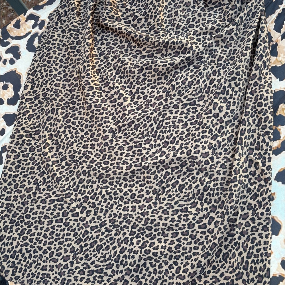 Leopard Print Women's Skirt